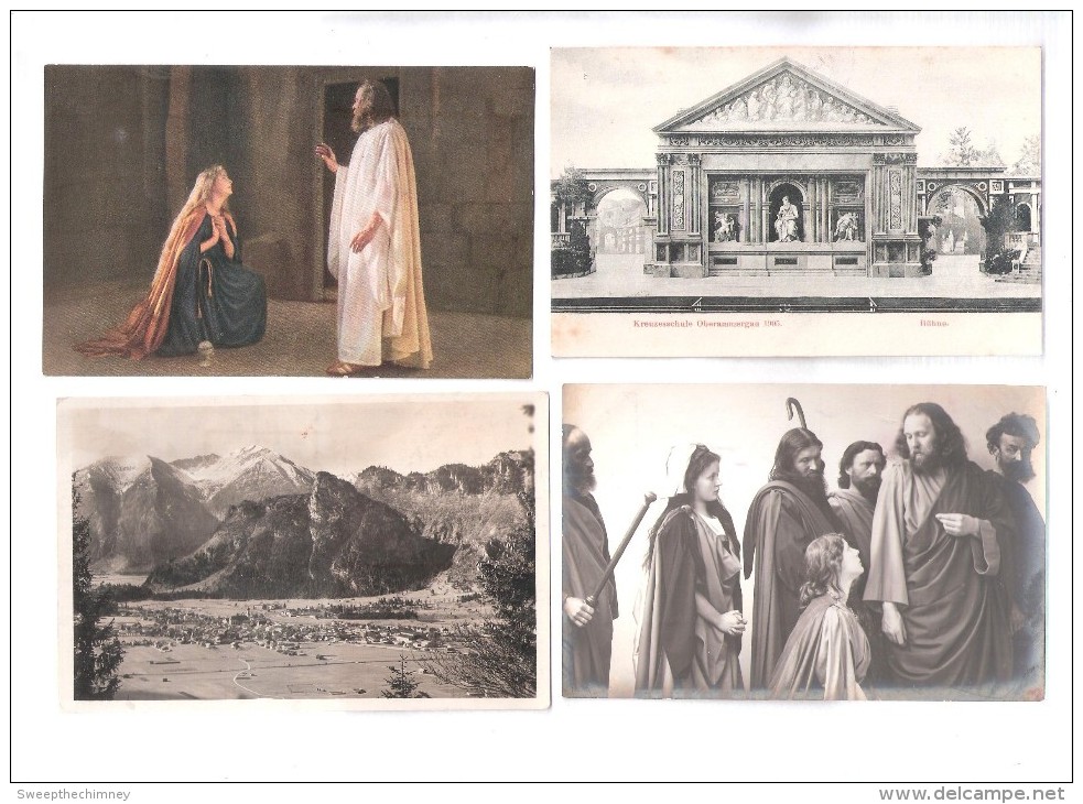 10 Zehn Oberammergau Passionsspiele (Passion Play) , Bavaria, Germany Alte Ansichtskarten LOT 03 - Oberammergau