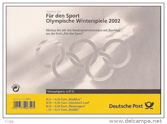 Olympische Spelen 2002 , Guyana - Blok + Zegels  Postfris - Winter 2002: Salt Lake City