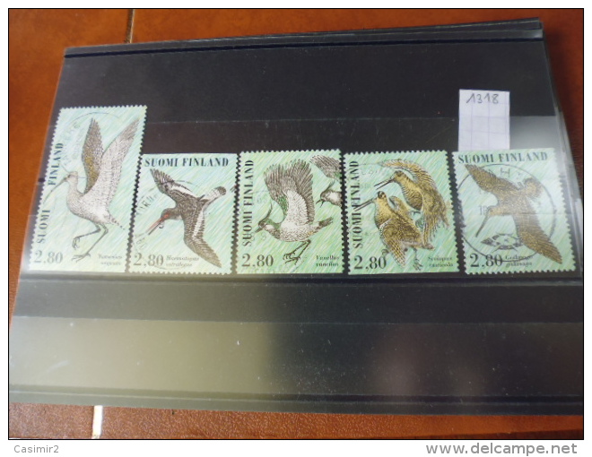 TIMBRE OBLITERE  De  FINLANDE   YVERT N° 1318.1322 - Used Stamps