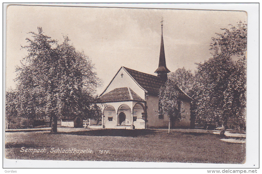 Switzerland - Sempach - Schlhtkapelle - Sempach