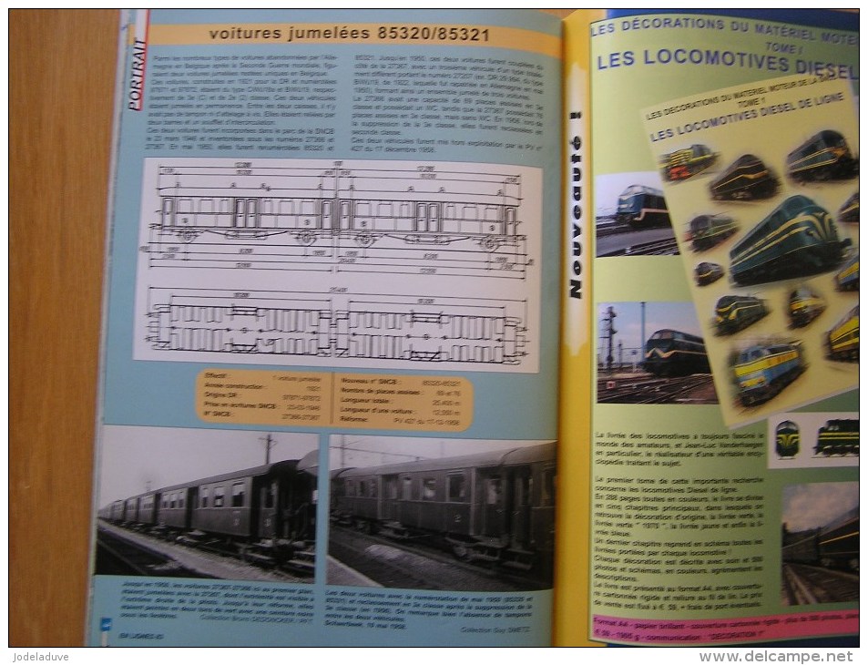 EN LIGNES Revue Ferroviaire N° 83 Carrières Unies Porphyre CUP SNCB NMBS Chemins Fer Train Autorail Rail