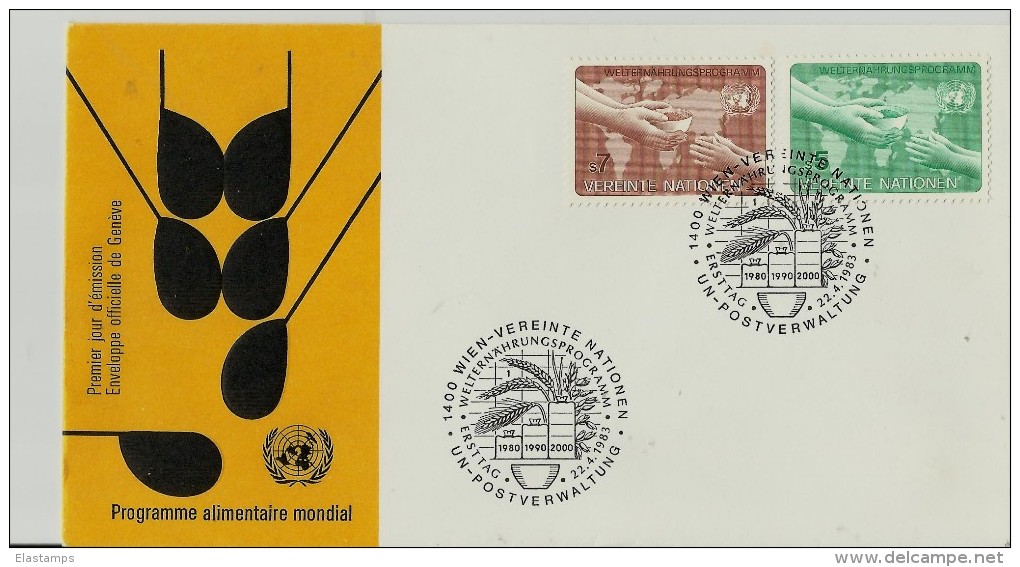 UNO WIEN FDC 1983 - FDC