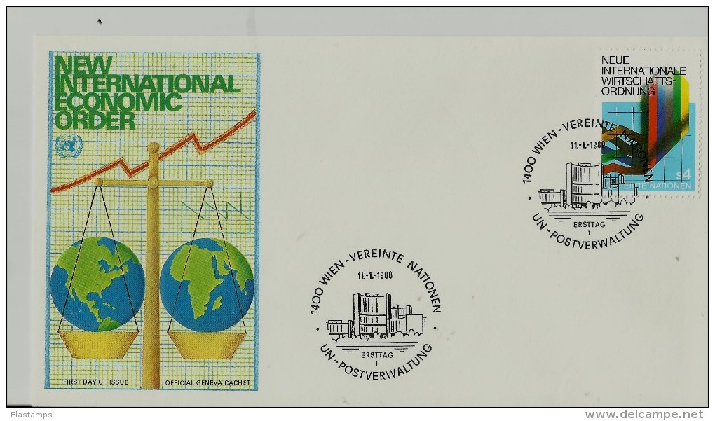 UNO WIEN FDC 1980 - FDC