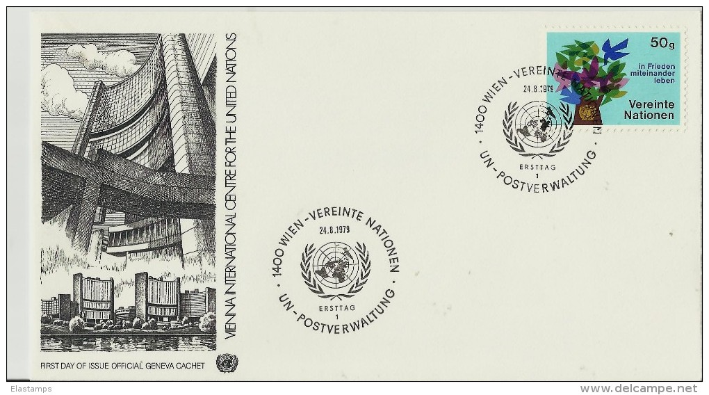 UNO WIEN FDC 1979 - FDC