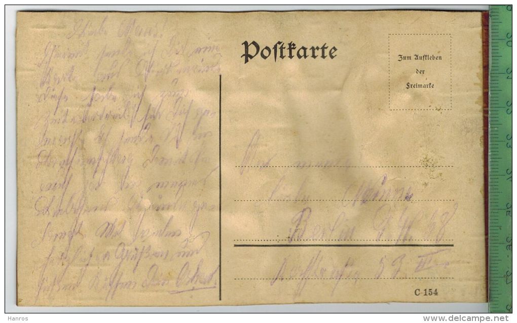 Karte Aus Birkenrinde, Initialen M.M.- , Verlag:-----,   POSTKARTE Ohne Frankatur,  Ohne  Stempel,  Erhaltung: I-II, - Sonstige & Ohne Zuordnung