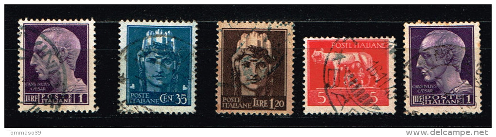 ITALIA - LUOGOTENENZA - Imperiale  Sass. 519,527,532,534,540     USATI - Other & Unclassified