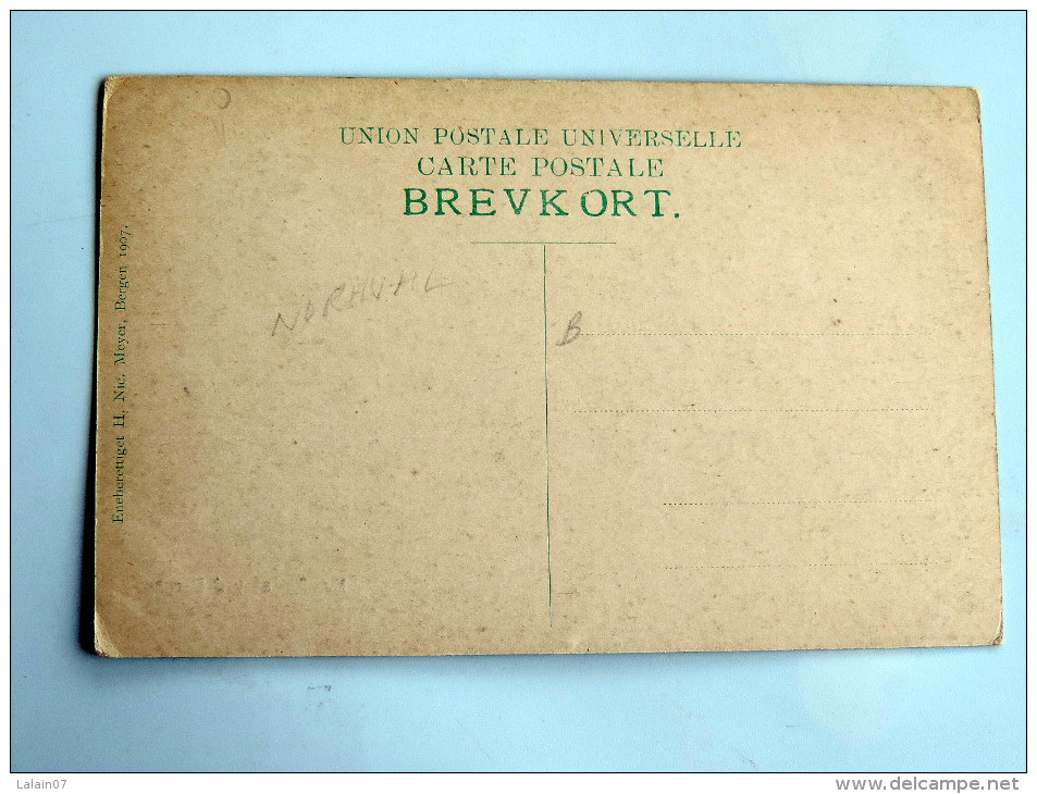Carte Postale Ancienne : NORGE : Hvalfangst Ved BERGEN - Noruega