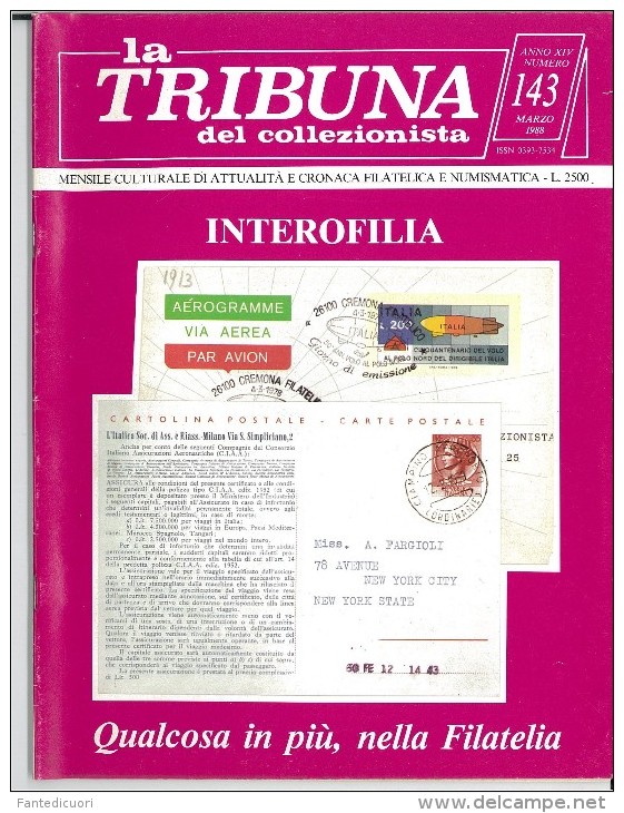 Tribuna Del Collezionista N.143 - Italien (àpd. 1941)