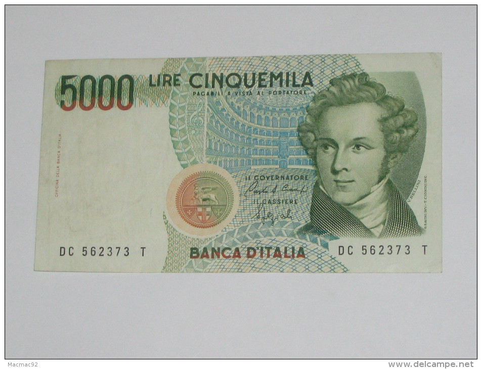 5 000 LIRE - Cinquemila - ITALIE  - Banca D´Italia 1985   **** EN ACHAT IMMEDIAT **** - 5000 Lire