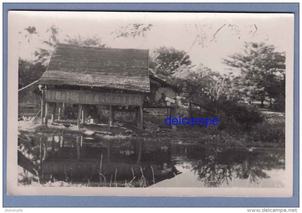 CPA Photo - LAOS - Maison D'habitation - 1954 - Laos