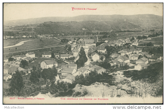 88 POUXEUX / Vue Générale Du Centre De Pouxeux / - Pouxeux Eloyes