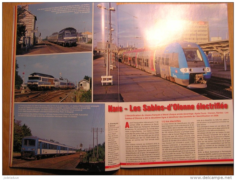 LE TRAIN N° 250 Revue Ligne Du Brenner Mogul P. O. Nantes Sables D´ Olonne   Autorail Chemins De Fer Modélisme SNCF - Ferrovie & Tranvie