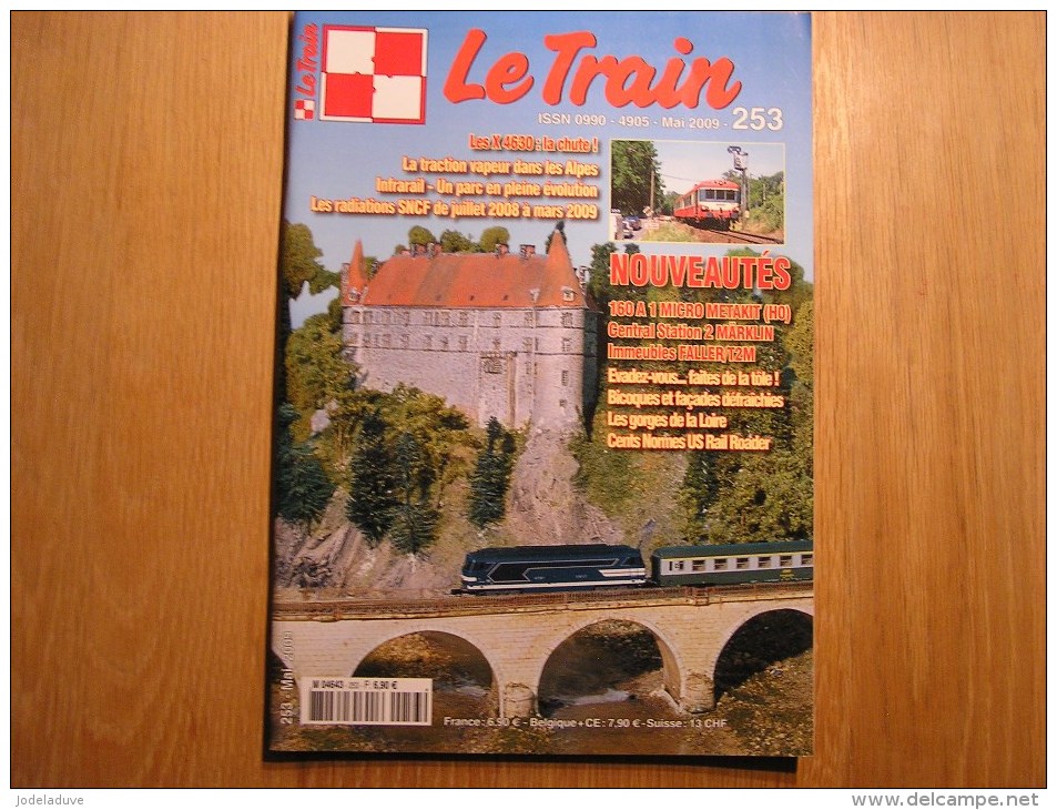 LE TRAIN N° 253 Revue Traction Vapeur Dans Les Alpes Engerth Mikado Autorail Chemins De Fer Modélisme SNCF - Bahnwesen & Tramways