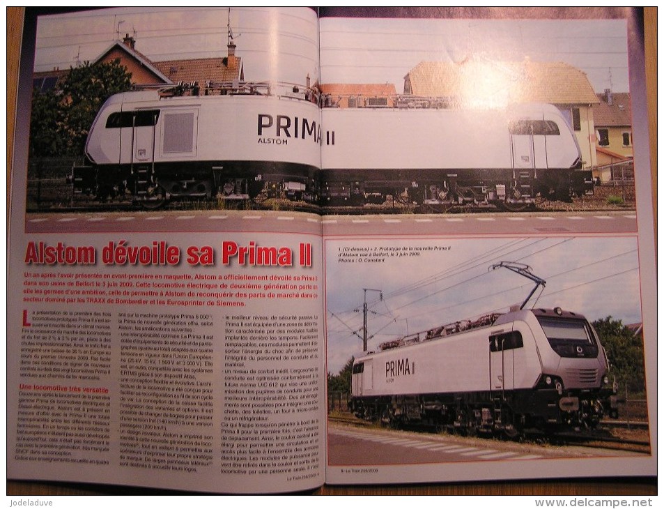 LE TRAIN N° 256 Revue  Prima II Electrification Ligne Paris Le Mans (1) Autorail Chemins De Fer Modélisme SNCF - Railway & Tramway