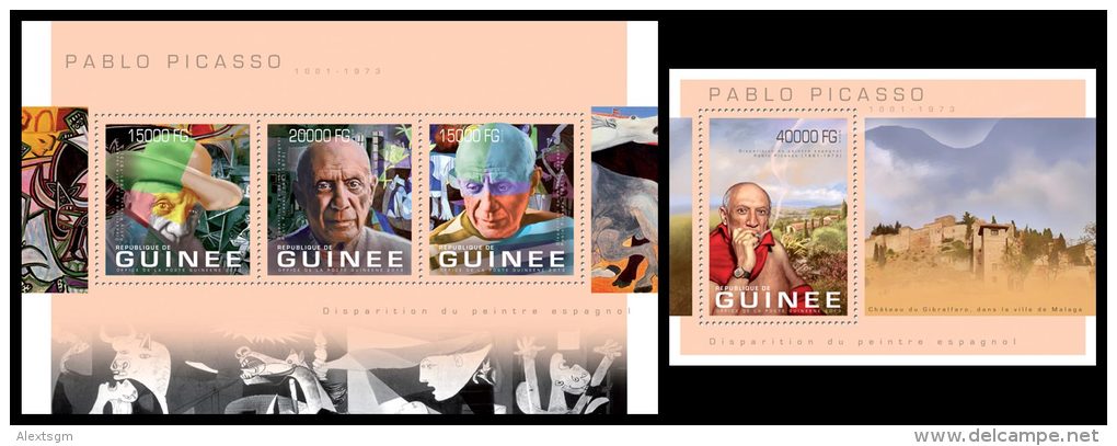 GUINEA 2013 - Pablo Picasso. M/S + S/S. Official Issue - Picasso