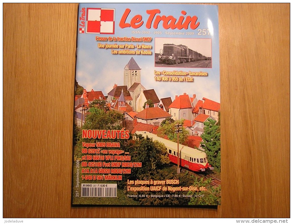 LE TRAIN N° 257 Revue Electrification Ligne Paris Le Mans (2)  Traction Diesel Autorail Chemins De Fer Modélisme SNCF - Railway & Tramway