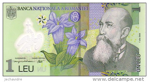 ROUMANIE    1 Leu  Daté Du 01-07-2005     Pick 117      Polymer         ***** BILLET  NEUF ***** - Rumania