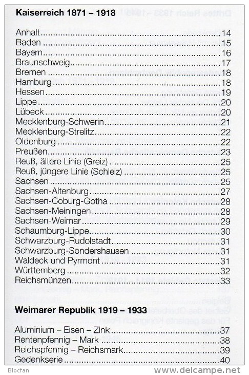 Deutschland Münzkatalog 2014 Neu 6€ Dietzel Münzen Ab 1871 Für Numisbriefe AD DR BRD DDR Saar Coins Catalogue Of Germany - Collections