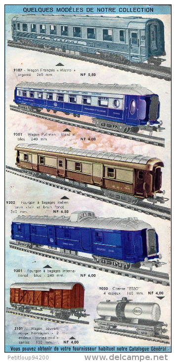 DEPLIANT MAQUETTES TRAINS  Lima  C - French