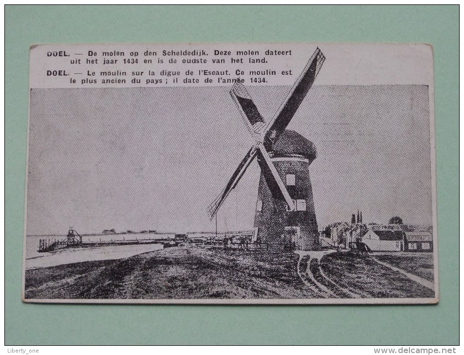 DOEL Den Molen / Le Moulin Op Den Scheldedijk ( 1434 ) ( C. WEEMAES / Hotel FLANDRIA ( Zie Foto Voor Details ) !! - Beveren-Waas