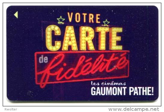 @+ Carte Fidélté GAUMONT ET PATHE N°3 - Cinécartes