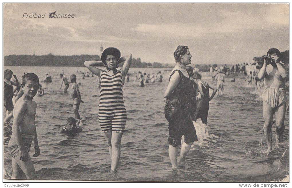 BR40111 Freibad Wannsee  Germany Front/back Image - Wannsee
