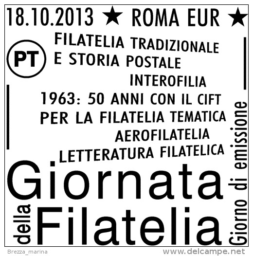 NUOVO - ITALIA - 2013 - Giornata Della Filatelia - 0,70 € • Aerofilatelia - 2011-20: Ungebraucht