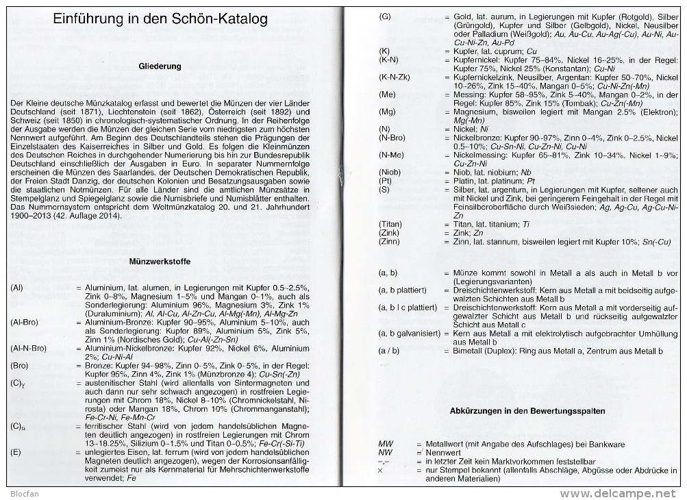 Schön Kleiner Münz Katalog Deutschland 2014 Neu 15€ Numisblatt+Briefe Catalog Of Austria Helvetia Liechtenstein Germany - Thema's