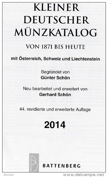 Deutschland Kleine Münz Katalog Schön 2014 Neu 15€ Numisbriefe Numisblatt Coin Of Germany Austria Helvetia Liechtenstein - Catalogues