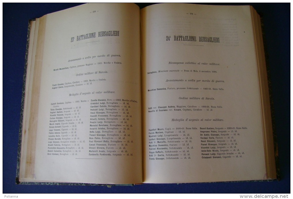 PFU/5 ALBO DEL REGIO ESERCITO ITALIANO Stab. G.Civelli 1887/ARMATA SARDA/BERSAGLIERI - Italien