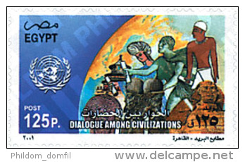 Ref. 91548 * MNH * - EGYPT. 2001. YEAR OF DIALOGUE AMONG CIVILIZATIONS . A?O INTERNACIONAL DEL DIALOGO ENTRE CIVILIZACIO - Ungebraucht