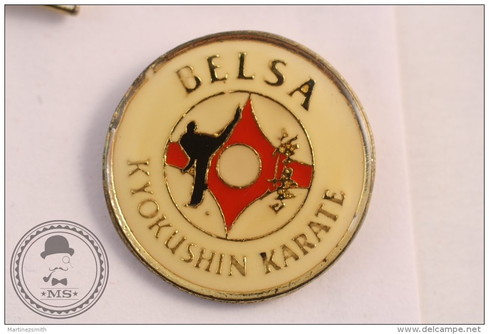 Martial Arts - Belsa Kyokushin Karate - Fighting Pin Badge - #PLS - Judo