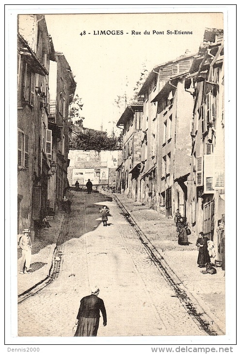 LIMOGES (87) - 48 - Rue Du Pont St-Etienne - Sans éditeur - Limoges