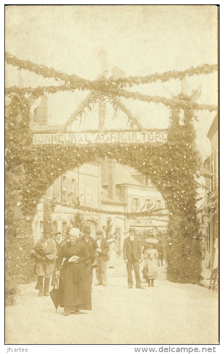 18 - ARGENT - Carte Photo - Comice Agricole 20 Août 1905 - Argent-sur-Sauldre