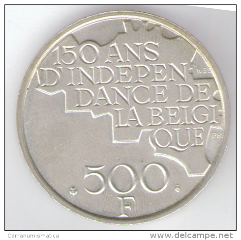 BELGIO 500 FRANCS 1980 AG SILVER - 500 Francs