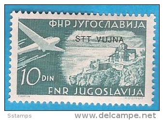 1954  113-22  TRIESTE ZONA B  JUGOSLAVIJA SLOVENIJA MAKEDONIJA OHRID KLOSTER ST- JOVAN MNH - Mint/hinged