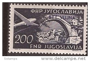 1954  113-22  TRIESTE ZONA B  JUGOSLAVIJA SLOVENIJA BOSNIA MOSTAR PONTE  MNH - Mint/hinged