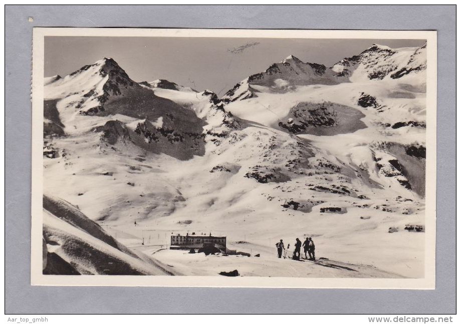 Heimat GR OSPIZIO BERNINA 1949-12-30 Auf Winter-AK Mit Skifahrer - Cartas & Documentos