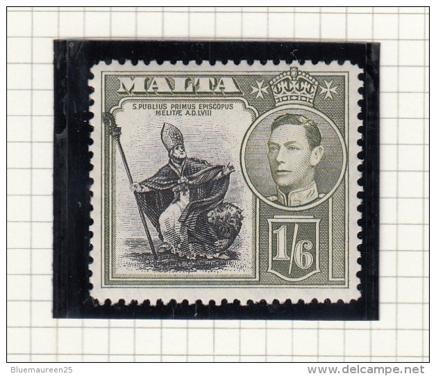 King George VI - 1938 - Malta (...-1964)