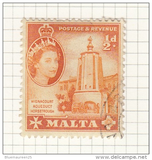 Queen Elizabeth II - 1956 - Malta (...-1964)