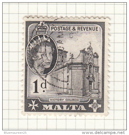 Queen Elizabeth II - 1956 - Malta (...-1964)