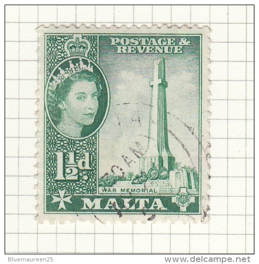 Queen Elizabeth II - 1956 - Malta (...-1964)