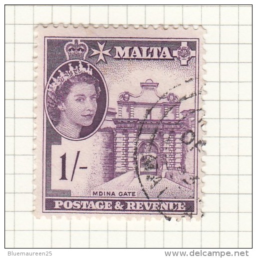 Queen Elizabeth II - 1956 - Malta (...-1964)