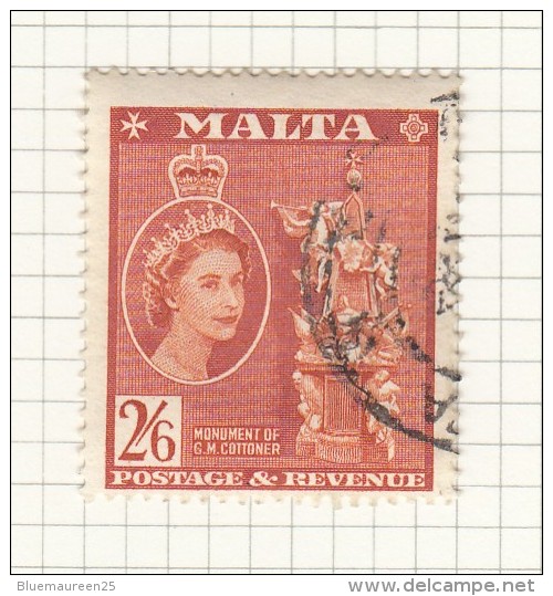 Queen Elizabeth II - 1956 - Malta (...-1964)