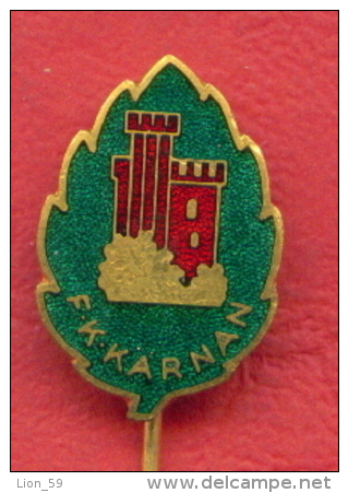 F2312 / F.K. KARNAN - Trademarks - Medieval Tower In Helsingborg, Sweden  C.C. Sporrong Co - STOKHOLM - Badge Pin - Marche