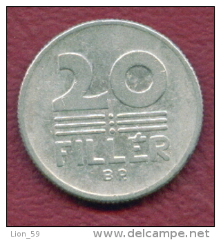 F2728 / - 20 Filler - 1970 -  Hungary Hongrie Ungarn - Coins Munzen Monnaies Monete - Hongrie