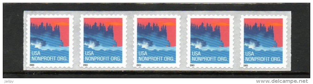 ETATS-UNIS    5 Timbres    Année 2003   Y&T:68a   Scott: 3785a   (préoblitérés Neufs) - Vorausentwertungen