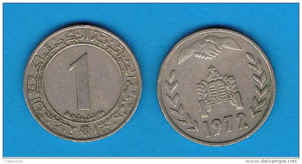 ARGELIA -  1 Dinar 1972 - Algerije