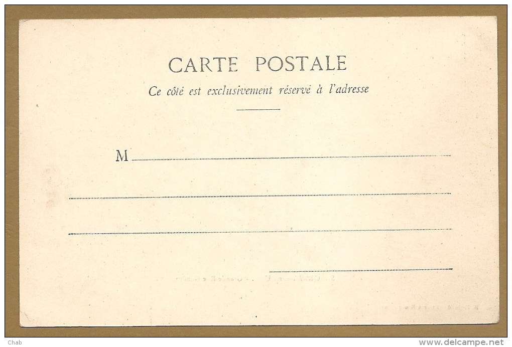 Carte Précurseur - SALORNAY Sur GUYE. - Grande Rue Gandin - GENDARMERIE - GENDARME - Other & Unclassified