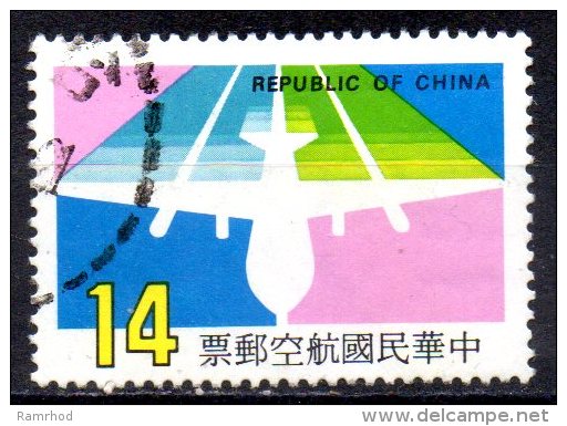 TAIWAN 1987 Air - $14 - Airplane  FU - Poste Aérienne